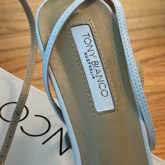 Tony Bianco White Heeled Sandals - Picture 3 of 4